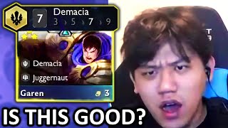 K3Soju Tries Out 7 Demacia Garen Reroll [upl. by Htebaile]