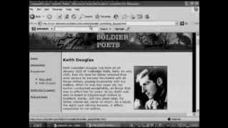 Keith Douglas  Landscape with figure  WW2  Soldier  Poet  Radio  Documentary [upl. by Acinomahs]