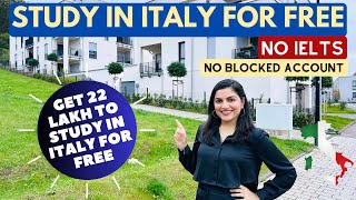 Study In Italy For FREE  Scholarships To Study In Italy  Complete Guide To Study In Italy In 2024 [upl. by Torbart825]