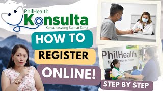 How to register PhilHealth Konsulta Program Online Step by Step Tutorial  PhilHealth Benefits [upl. by Denver]