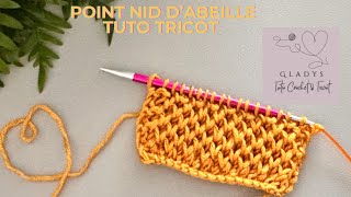 TUTO TRICOT  POINT NID DABEILLE  Le faire mais également corriger une erreur 😉 [upl. by Harmon]