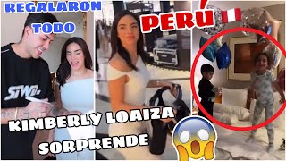 KIMBERLY LOAIZA SORPRENDE A TODOS LLEGÓ A PERÚ CAUSÓ ALBOROTO KIMA Y JUANITO FESTEJAN [upl. by Pillyhp]