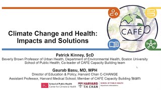 Educational Demo  Climate Change and Health Impacts and Solutions [upl. by Curhan]