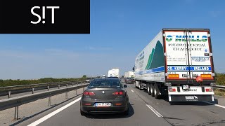 Bucuresti Pitesti Autostrada A1 In Trafic [upl. by Htebi260]