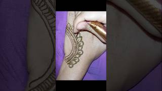 Easy back hand mehndi youtubeshorts henna shortsfeed ytshorts viralvideo mehandi hennatattoo [upl. by Cristionna271]