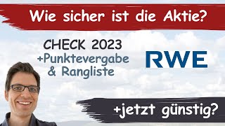 RWE Aktienanalyse 2023 Wie sicher ist die Aktie günstig bewertet [upl. by Gerti86]