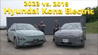 2023 vs 2019 Hyundai Kona Electric [upl. by Cousin453]