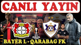 BAYER L  QARABAĞ FK \ AVROPA LİQASI 1\8 FİNAL CAVAB OYUNU HAQQINDA CANLI YAYIN [upl. by Brady811]