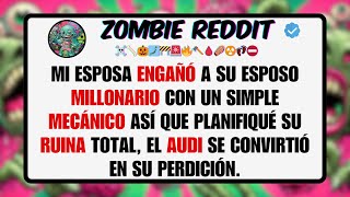 Mi ESPOSA ENGAÑÓ a su Esposo MILLONARIO con un Simple MECÁNICO así que Planifiqué su RUINA Total [upl. by Alleinad303]