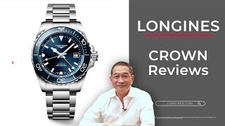 CROWN Reviews The Longines HydroConquest GMT [upl. by Ailegnave]