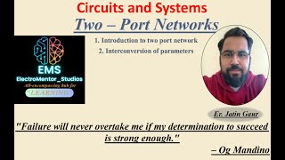 two port netwoks 1 Circuit and System  GGSIPU ggsipu EEC208213ETEE207 [upl. by Gorga774]