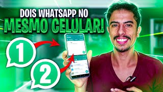 Como usar DOIS WHATSAPP no MESMO CELULAR Android ou iPhone  Atualizado [upl. by Felske]