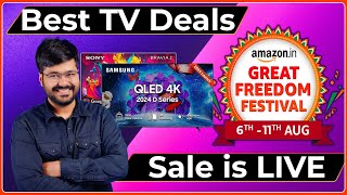 Amazon Great Freedom Sale 🛍️ Best 4K TV to Buy 🔥Samsung Sony LG MI VU OnePlus ACER Hisense [upl. by Erle]