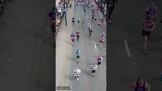 2024 London Marathon Near Monument London England Shorts 26 travel [upl. by Htessil673]