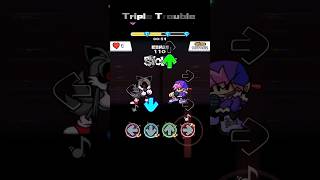 Triple Trouble in FNF The Ultimate Showdown tripletroublefnf fnf shorts fridaynightfunkin [upl. by Mohkos]