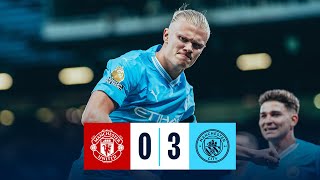 HIGHLIGHTS Manchester United 03 Manchester City  Haaland 2 and Foden Goals [upl. by Pantin57]