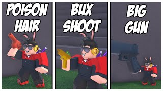 How to make POISON HAIR BUXSHOOT and BIG GUN POTIONS in WACKY WIZARDS ROBLOX [upl. by Aihsekyw153]