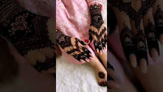 BEAUTIFUL MEHANDI DESIGN SHORT YOUTUBE SHORT VIDEO [upl. by Nayrb675]