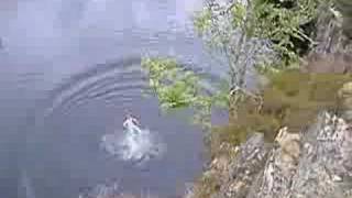 Torver Quarry cliff jump [upl. by Kary]