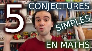 Top 5 des problèmes de maths simples mais non résolus  Micmaths [upl. by Llerred225]