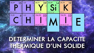 Physiquechimie  BTS  CAL04  Déterminer la capacité thermique massique dun solide [upl. by Carol896]