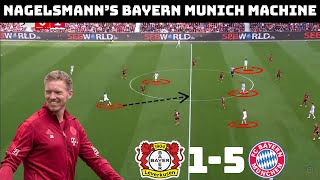 Tactical Analysis Bayern Munich 51 Bayer Leverkusen  How Nagelsmann Dominated Bosz [upl. by Nilreb927]