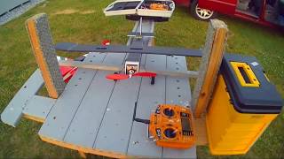 RC plane 40quot wing span with full fuselage from 1 sheet of foamboard [upl. by Anairdna]