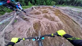 European Downhill Cup Leogang 2016  Course Preview Fabio Wibmer [upl. by Nirual64]