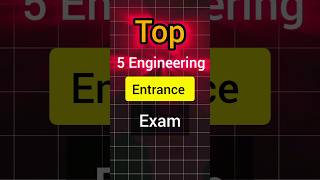 Top 5 Engineering Entrance Exam  iit jee iitjee motivation exam engineering reels pw [upl. by Noir]