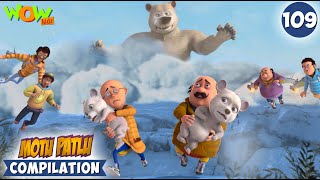 Road Trip In Switzerland  Motu Patlu Season 13 Compilation109  Motu Patlu  Kids spot [upl. by Bert]