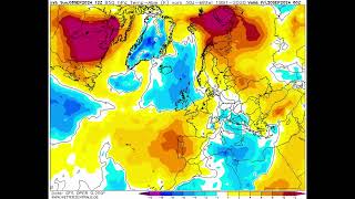 Allerta Meteo arriva il freddo le mappe con le anomalie termiche dei prossimi 10 giorni [upl. by Ahseek]