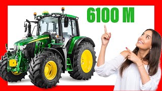 JOHN DEERE 6100 M 🚜 New Tractor 2021 🌲 [upl. by Pride]