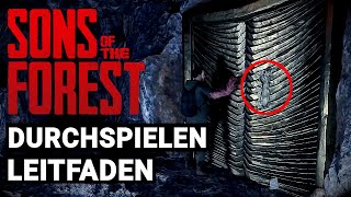 So spielst du Sons of the Forest komplett durch  Story Leitfaden amp goldene Türe öffnen [upl. by Assilim116]