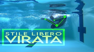 Corso di nuoto  Lezione 11  Come fare la virata a stile libero GIANNI BARBERINO [upl. by Verile516]