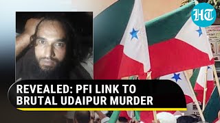 PFI link to Udaipur Amravati killings Riyaz Attari was active SDPI member say cops [upl. by Samid]