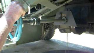 M35A2 deuce spare tire carrier winch cheat [upl. by Kwok194]