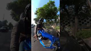 Test exhaust zx25r baru zx25r [upl. by Ellimak]