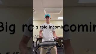 Quick little lick I made up drumline marchingband band drumming [upl. by Inar]