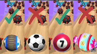 Going Balls 😎 Super Speed Run Game play  Android Game 1Ball Challenge Max Levels Gaming Pa [upl. by Adlaremse172]