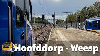 Een korte sprinterrit  Sprinter Hoofddorp Opstel  Weesp SNG [upl. by Oiramd]