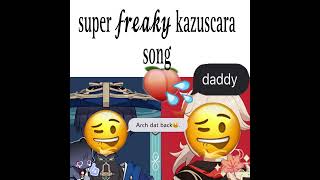 the 𝓯𝓻𝓮𝓪𝓴𝔂 scara x Kazuha song👅💦  BENJIXSCARLETT GENSHIN BRAINROT SONG PARODY🤑 [upl. by Randy191]