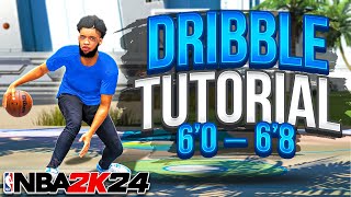 ULTIMATE DRIBBLING TUTORIAL in NBA 2K24 w Handcam For 60  68 Guards [upl. by Neladgam]