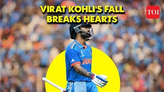 Virat Kohli OUT Big Wicket by Australia  Pat Cummins gets BIG FISH  India vs Australia LIVE [upl. by Lexine]