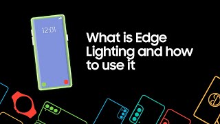 What is Edge Lighting and how to use it with your Samsung phone or tablet [upl. by Annanhoj583]