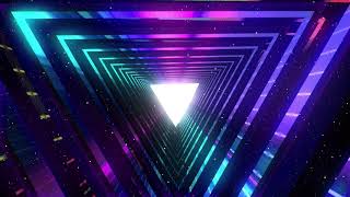 Abstract Tunnel VJ Motion Background  Neon Light Tunnel Free VJ Loops  4K VJ Loops [upl. by Vinita]