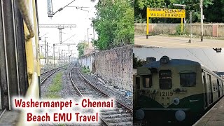 Washermanpet  Chennai Beach Full Coverage  via Royapuram  EMU Travel [upl. by Sari907]