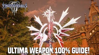 Kingdom Hearts 3  The Complete Ultima Weapon Guide Every Synthesis Item amp Orichalcum Location [upl. by Rodrich]