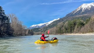 France 20240322 Packrafting Durance 12 MontDauphin  StClément [upl. by Brentt563]