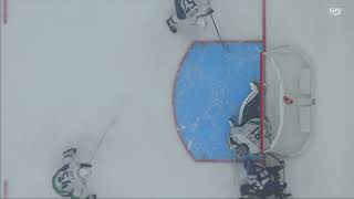 Eyssimont goaltender interference  Tough Call Review [upl. by Baxy746]