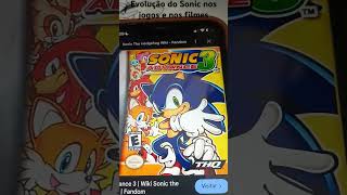 Evolução do Sonic 1991 a 2024 sonicthehedgehog canalsonicmoderno planetasonic sega edit [upl. by Chaney]